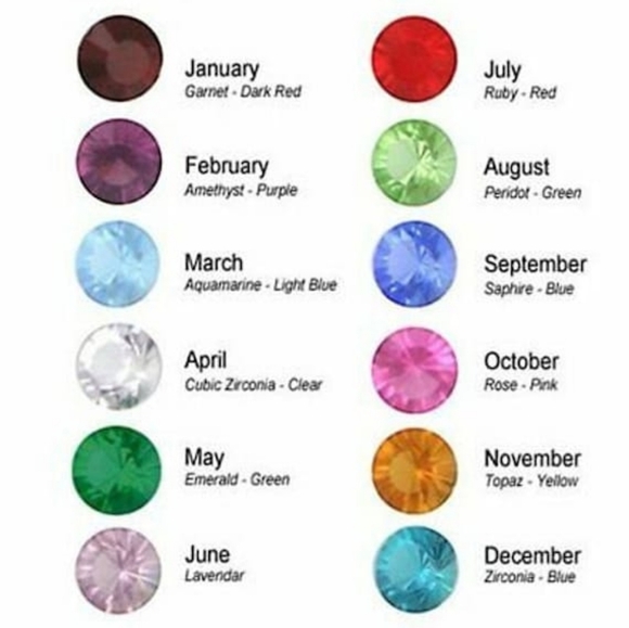 NEW! DECEMBER - Birthstone Necklace & Earring  Set -  December  ocean blue - Picture 12 of 12